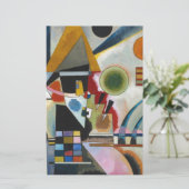 Kandinsky's Abstracte Schilderkunst Swinging Briefpapier (Staand voorkant)