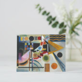 Kandinsky's Abstracte schildpaddenstoel Briefkaart (Staand voorkant)