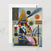 Kandinsky's Abstracte schildpaddenstoel Briefkaart (Voorkant / Achterkant)