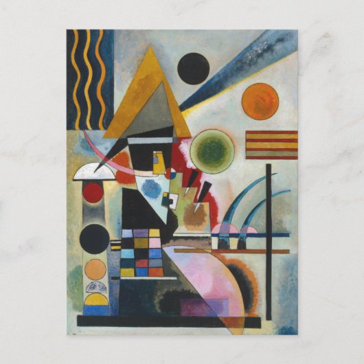 Kandinsky's Abstracte schildpaddenstoel Briefkaart (Voorkant)