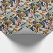 Kandinsky's Abstracte schildpaddenstoel Cadeaupapier (Hoek)