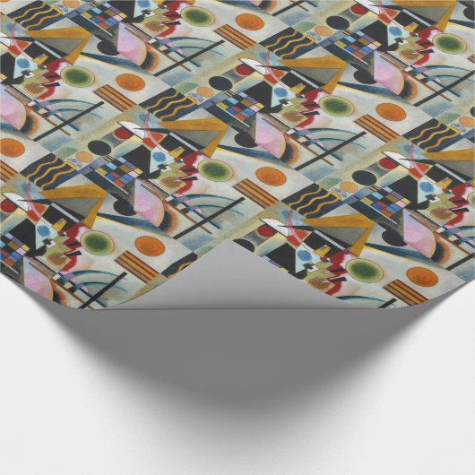 Kandinsky's Abstracte schildpaddenstoel Cadeaupapier (Hoek)