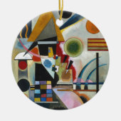 Kandinsky's Abstracte schildpaddenstoel Keramisch Ornament (Voorkant)