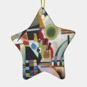 Kandinsky's Abstracte schildpaddenstoel Keramisch Ornament (Links)