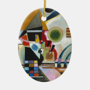 Kandinsky's Abstracte schildpaddenstoel Keramisch Ornament
