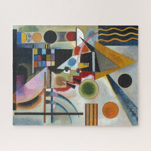 Kandinsky's Abstracte schildpaddenstoel Legpuzzel (Horizontaal)