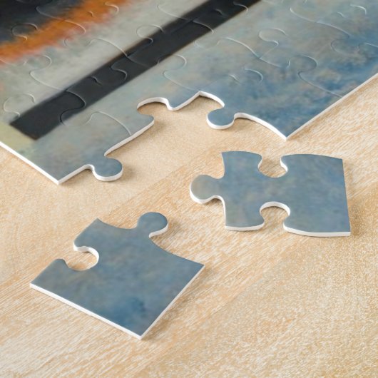 Kandinsky's Abstracte schildpaddenstoel Legpuzzel (Zijkant)