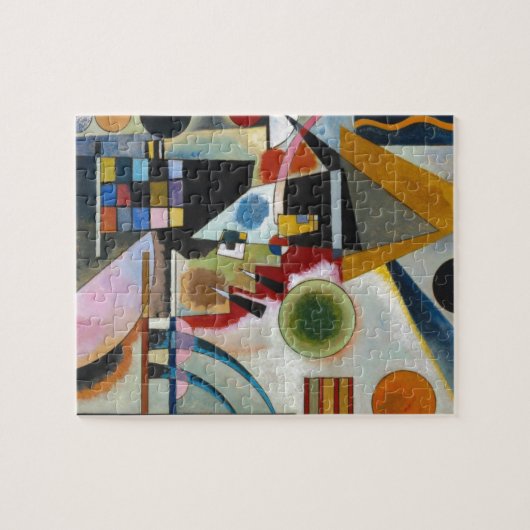 Kandinsky's Abstracte schildpaddenstoel Legpuzzel (Horizontaal)