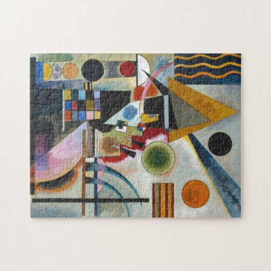 Kandinsky's Abstracte schildpaddenstoel Legpuzzel (Horizontaal)