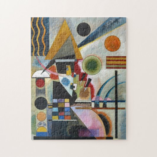 Kandinsky's Abstracte schildpaddenstoel Legpuzzel (Verticaal)