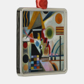 Kandinsky's Abstracte schildpaddenstoel Metalen Ornament (Rechts)