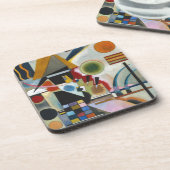 Kandinsky's Abstracte schildpaddenstoel Onderzetter (Linkerzijde)