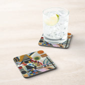 Kandinsky's Abstracte schildpaddenstoel Onderzetter (Rechterzijde)