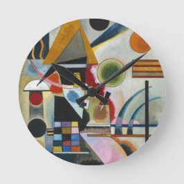 Kandinsky's Abstracte schildpaddenstoel Ronde Klok