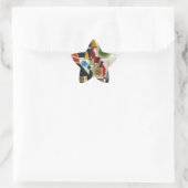 Kandinsky's Abstracte schildpaddenstoel Ster Sticker (Tas)