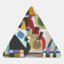 Kandinsky's Abstracte schildpaddenstoel Sticker