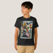 Kandinsky's Abstracte schildpaddenstoel T-shirt (Voorkant volledig)