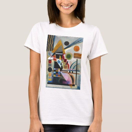Kandinsky's Abstracte schildpaddenstoel T-shirt (Voorkant)