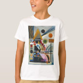 Kandinsky's Abstracte schildpaddenstoel T-shirt (Voorkant)