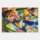 Kandinsky's beroemde kunstwerk inpakpapier vel (Voorkant 3)