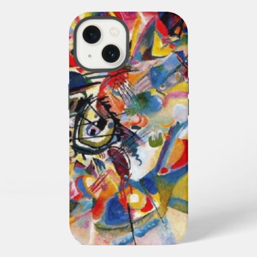 Kandinsky's Compositie VII iPhone Hoesje (Achterkant)