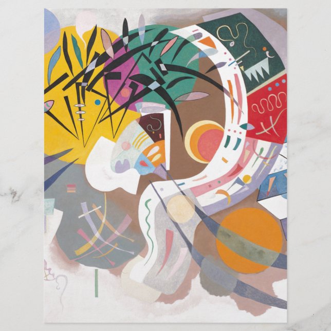 Kandinsky's Dominant Curve Abstract (Voorkant)