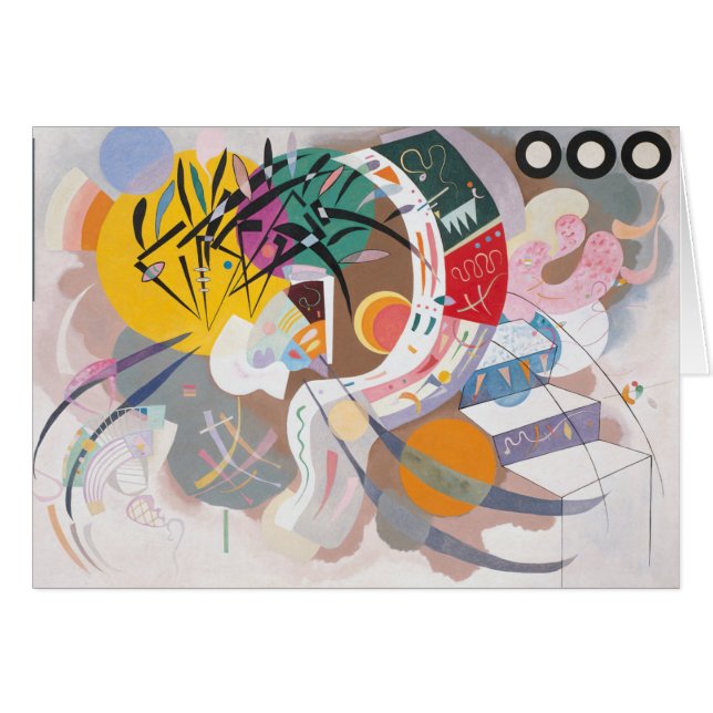 Kandinsky's Dominant Curve Abstract (Voorkant Horizontaal)