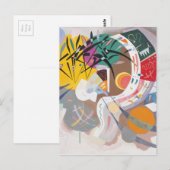 Kandinsky's Dominant Curve Abstract Briefkaart (Voorkant / Achterkant)