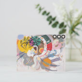 Kandinsky's Dominant Curve Abstract Briefkaart (Staand voorkant)