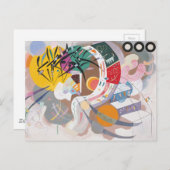 Kandinsky's Dominant Curve Abstract Briefkaart (Voorkant / Achterkant)