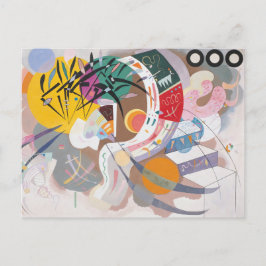 Kandinsky's Dominant Curve Abstract Briefkaart