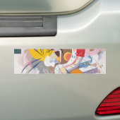 Kandinsky's Dominant Curve Abstract Bumpersticker (Op auto)