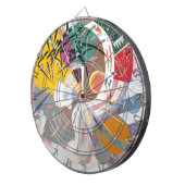Kandinsky's Dominant Curve Abstract Dartbord (Voorkant Rechts)