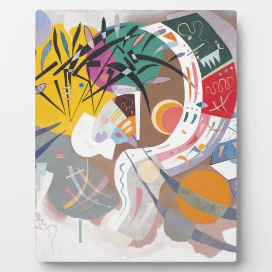 Kandinsky's Dominant Curve Abstract Fotoplaat (Voorkant)
