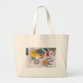 Kandinsky's Dominant Curve Abstract Grote Tote Bag (Voorkant)