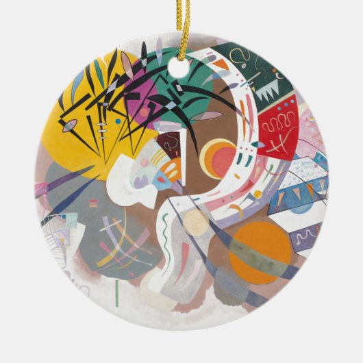 Kandinsky's Dominant Curve Abstract Keramisch Ornament (Voorkant)
