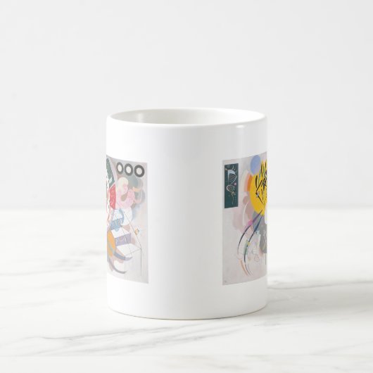 Kandinsky's Dominant Curve Abstract Koffiemok (Center)