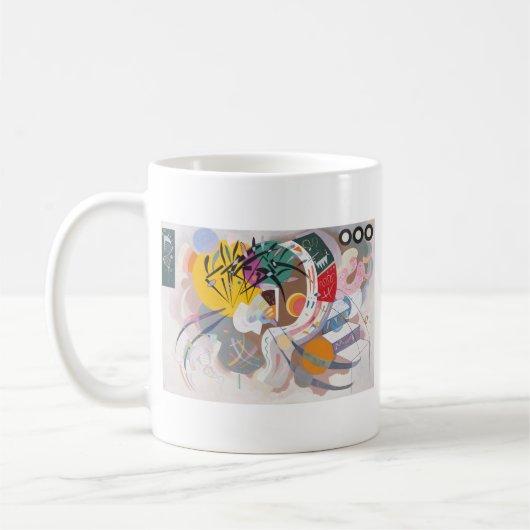 Kandinsky's Dominant Curve Abstract Koffiemok (Links)