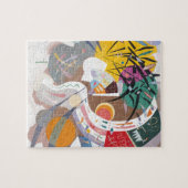 Kandinsky's Dominant Curve Abstract Legpuzzel (Horizontaal)