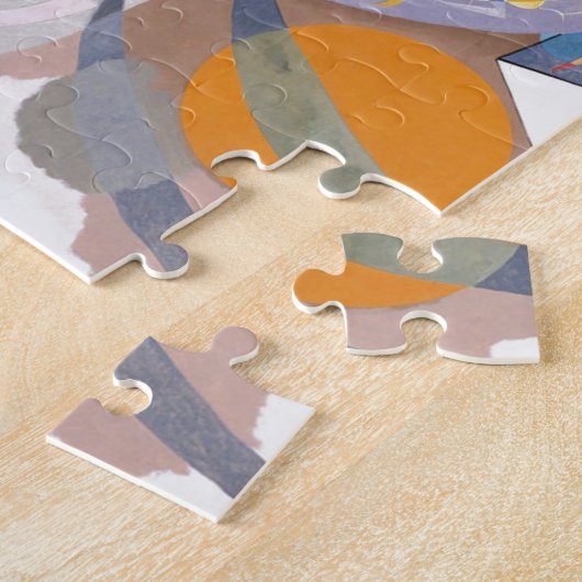 Kandinsky's Dominant Curve Abstract Legpuzzel (Zijkant)