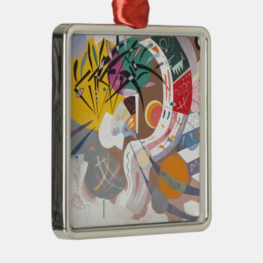 Kandinsky's Dominant Curve Abstract Metalen Ornament (Rechts)