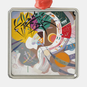 Kandinsky's Dominant Curve Abstract Metalen Ornament