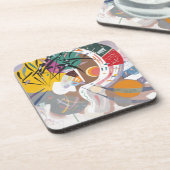 Kandinsky's Dominant Curve Abstract Onderzetter (Linkerzijde)