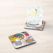 Kandinsky's Dominant Curve Abstract Onderzetter (Rechterzijde)