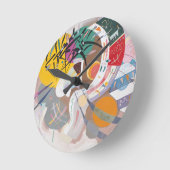 Kandinsky's Dominant Curve Abstract Ronde Klok (Hoek)