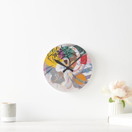 Kandinsky's Dominant Curve Abstract Ronde Klok (Huis)