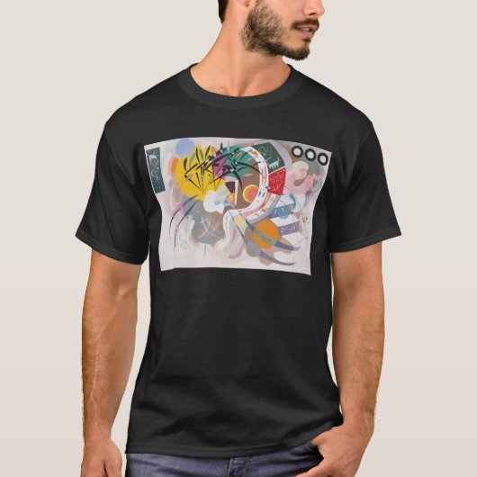 Kandinsky's Dominant Curve Abstract T-shirt (Voorkant)