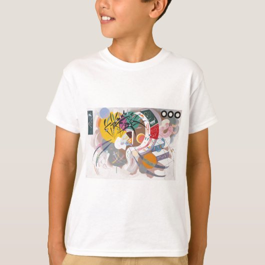 Kandinsky's Dominant Curve Abstract T-shirt (Voorkant)