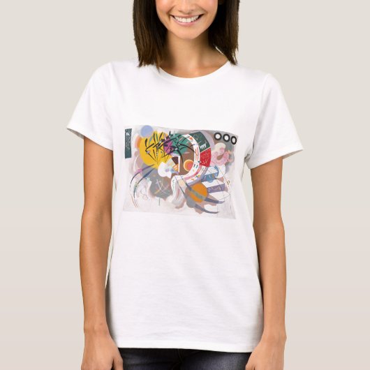 Kandinsky's Dominant Curve Abstract T-shirt (Voorkant)