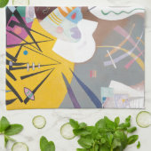 Kandinsky's Dominant Curve Abstract Theedoek (Gevouwen)